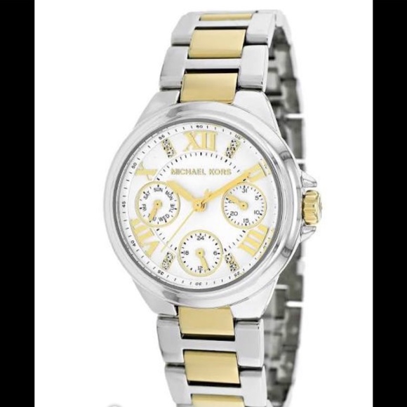 Michael Kors Accessories - NWT Michael Kors Camille Two-Tone Women's Watch